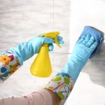 Hand Gloves for Kitchen and Household Use Waterproof, Long Elbow Length Multicolour-Reusable Free Size 1 pair - Image 3