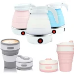 Travelling Folding Kettle and Electric Silicone Foldable . - Image 4